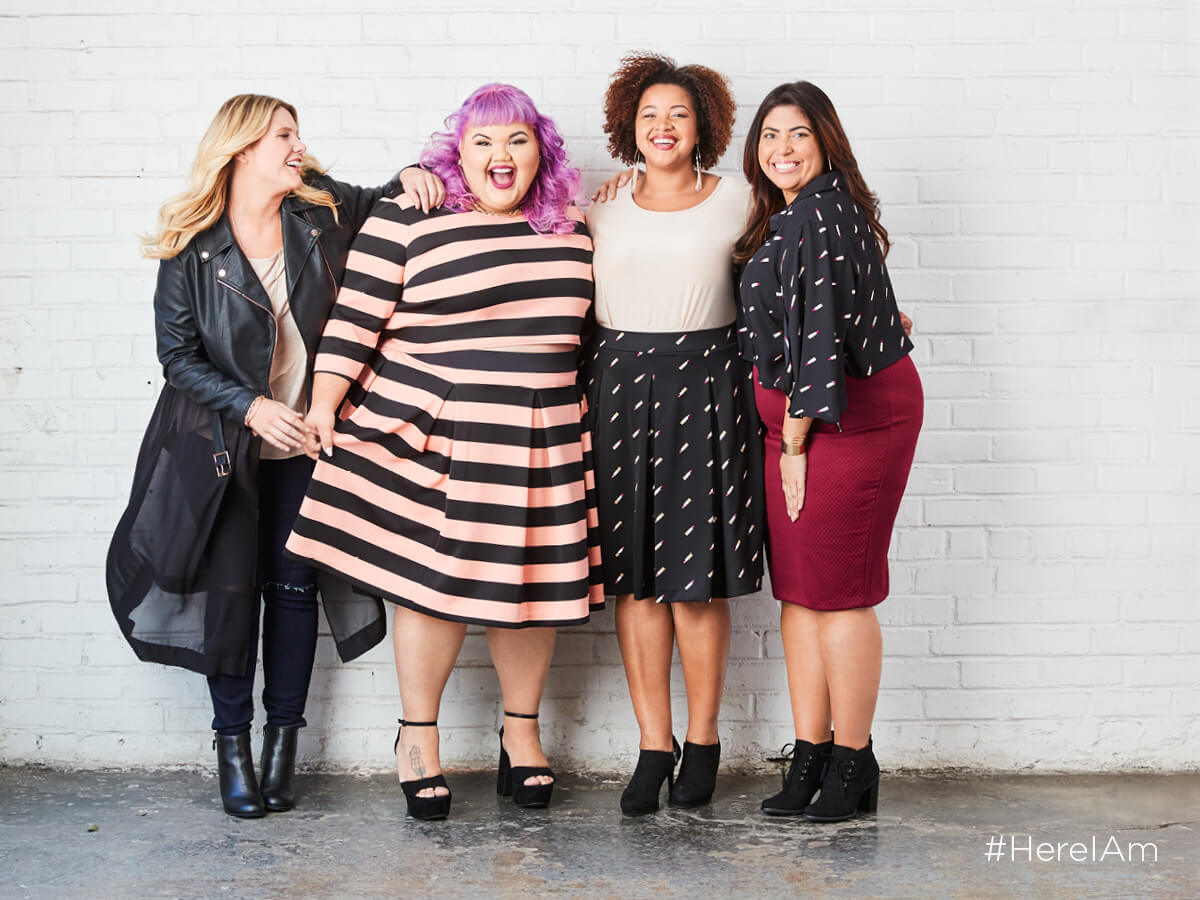 Today I'm sharing the first video in the Ashley Nell Tipton docuseries with JCPenney which goes behind the scenes as she prepares her line for the JCPenney Boutique+ line. #HereIAm | Something Gold, Something Blue curvy fashion blog by Emily Bastedo