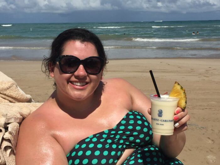 Having a pina colada at the beach in San Juan Puerto Rico was one of my favorite things to do on my trip there. Check out all of my recommendations, tips and tricks in this SGSB Travel Guide to Puerto Rico. 