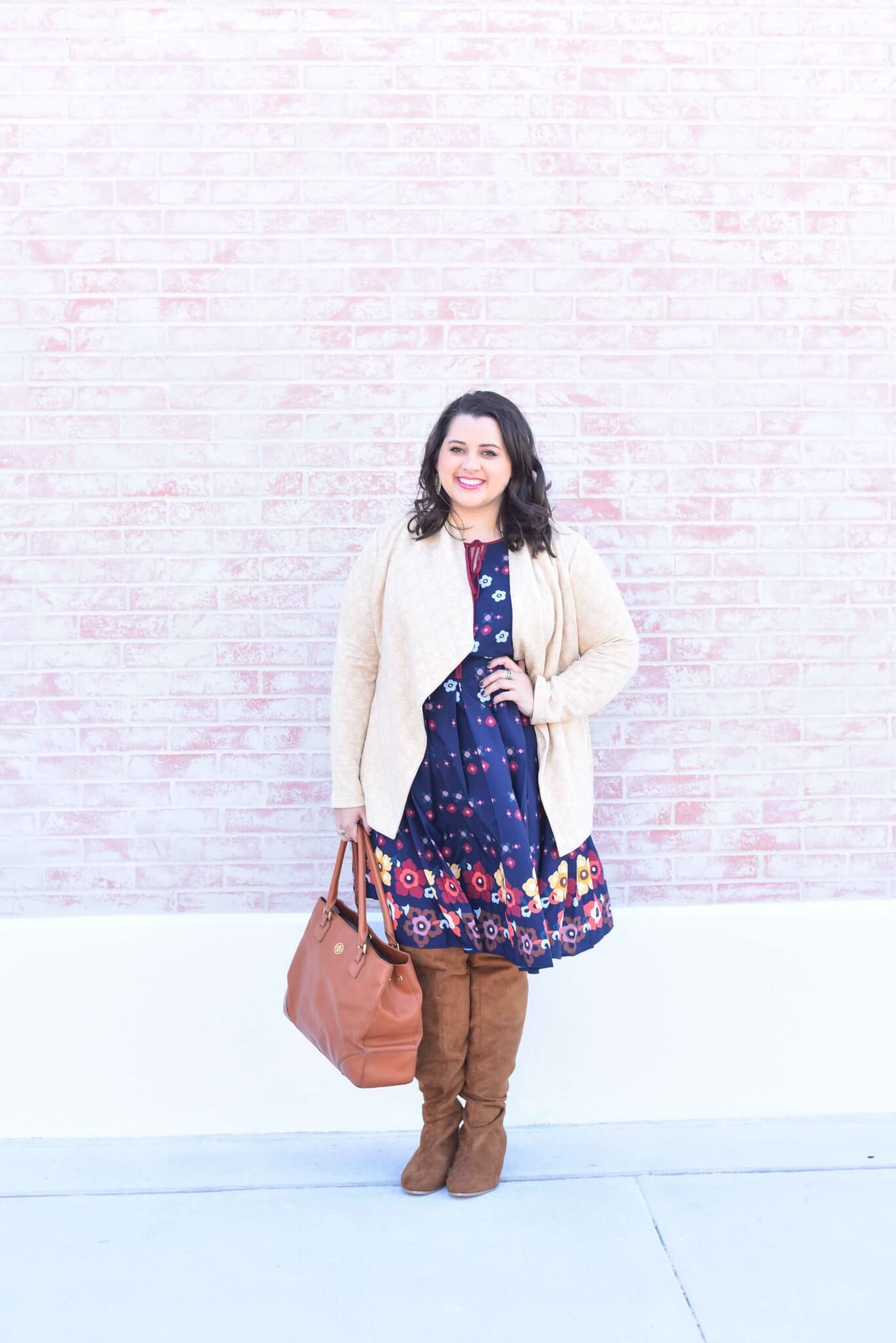 How to mix prints, spring dress, Mixing prints, Over the Knee Boots, Spring Style, Spring Outfit, What to Wear this Spring