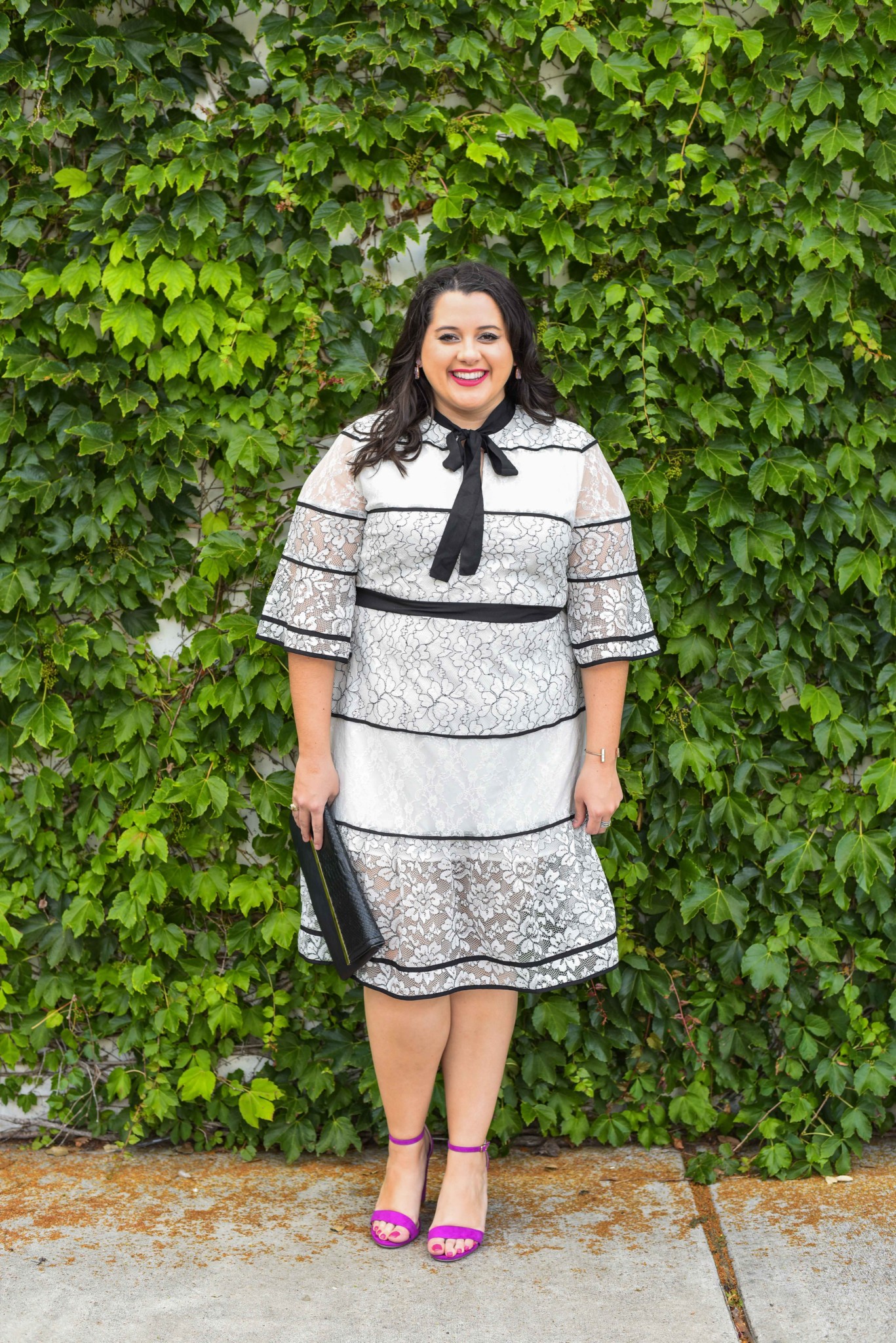 Finding a great white lace dress is essential for the summertime. This gorgeous fit and flare is from the plus size brand, Eloquii, which happens to be one of my favorite brands to shop from, which is why I'm sharing a few of my tips to save money when shopping at Eloquii and finding the best curvy fashion and plus size clothes at a steal. 
