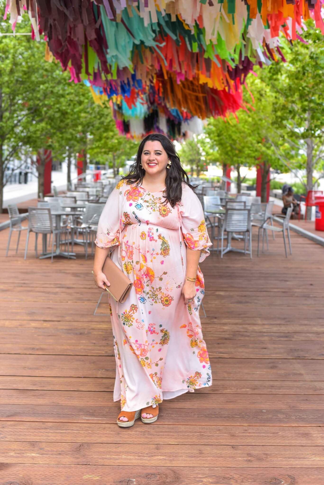 Looking to have a closet with endless possibilities? Check out Gwynnie Bee, a plus size clothing subscription service, which has this dress and so many other items that will fit perfectly into your everyday life. #maxidress #weekendwear #plussize  - Gwynnie Bee outfit by popular Houston fashion blogger Something Gold, Something Blue