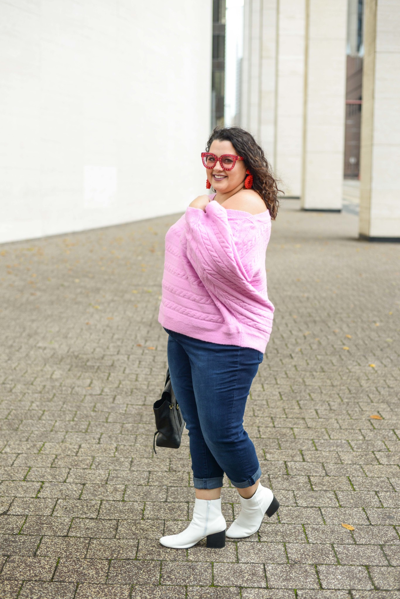 Plus size date night outfit