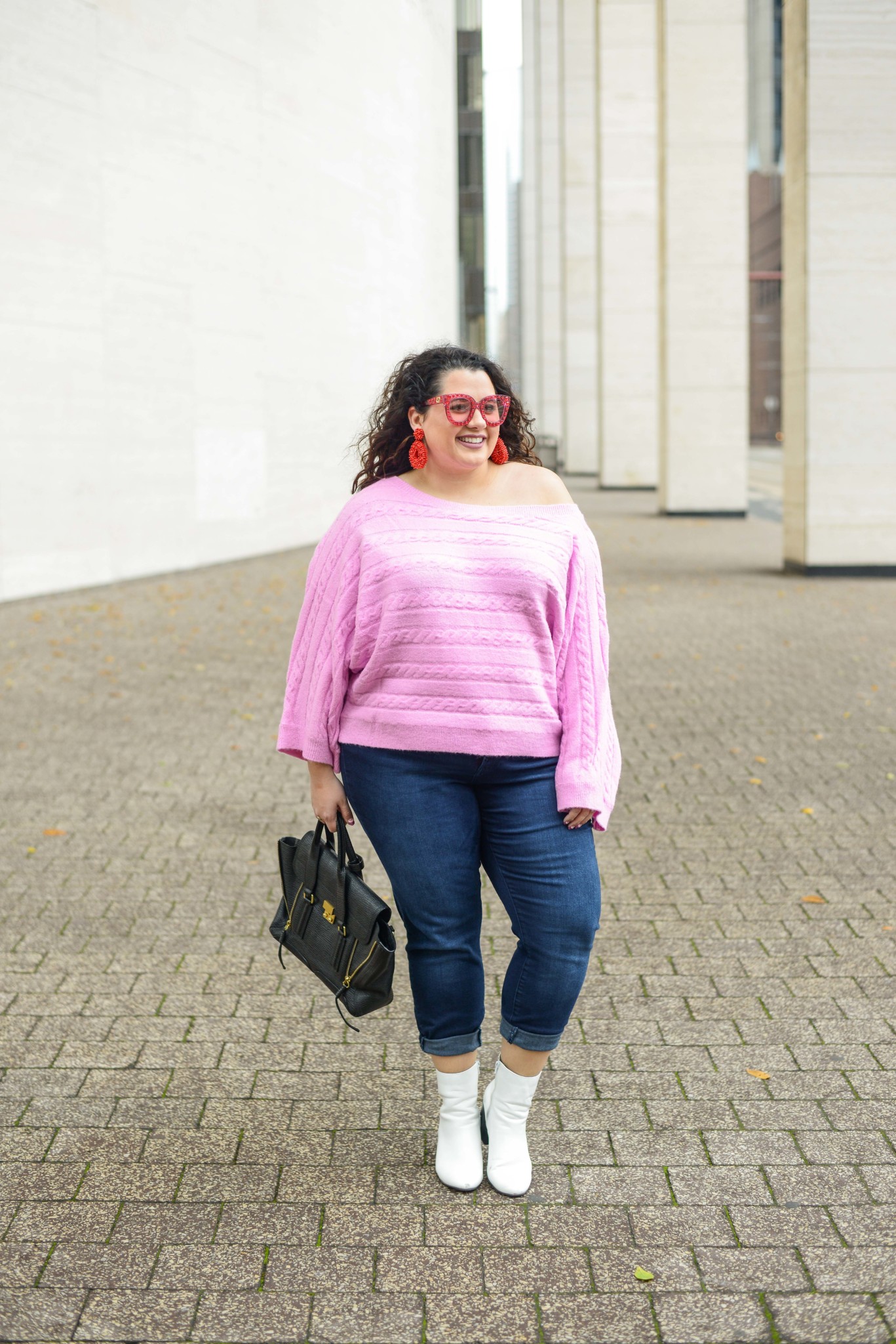 Plus size date night outfit