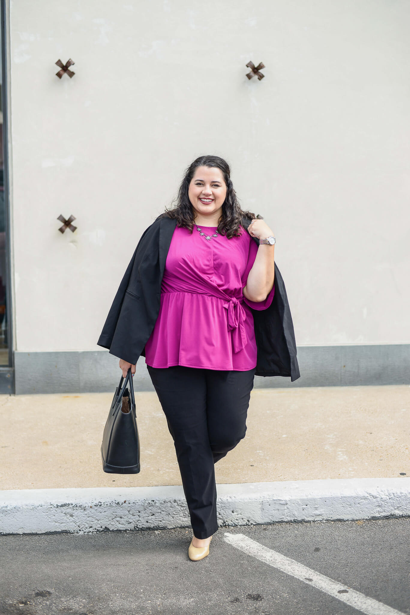 Lane Bryant has some of the best plus size work clothes. 