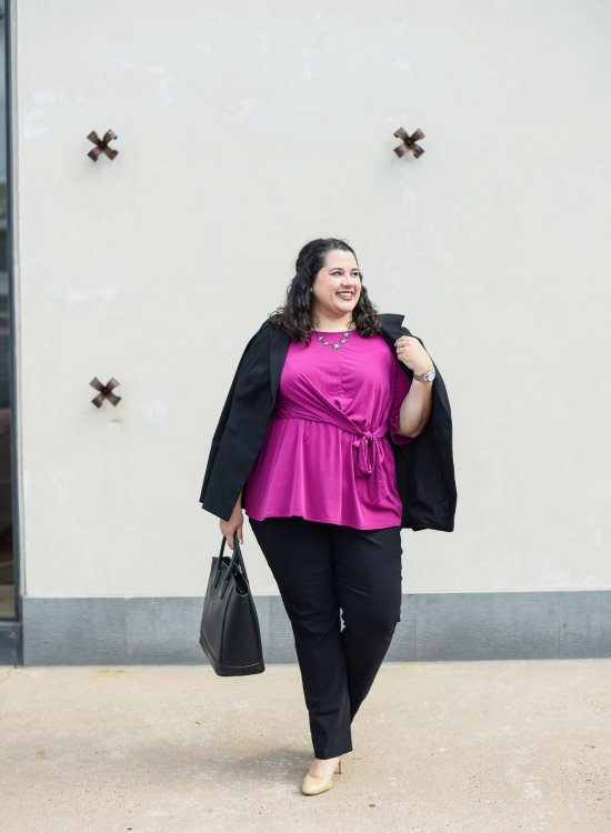 Figuring out what to wear for a boardroom meeting has never been easier with the new Lane Bryant workwear section dedicated to all of the outfits you need for any work environment.