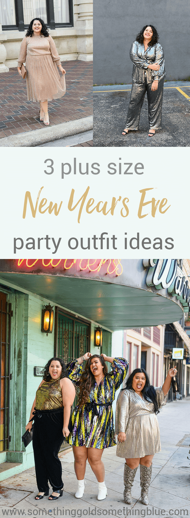 3 Plus Size NYE party outfits