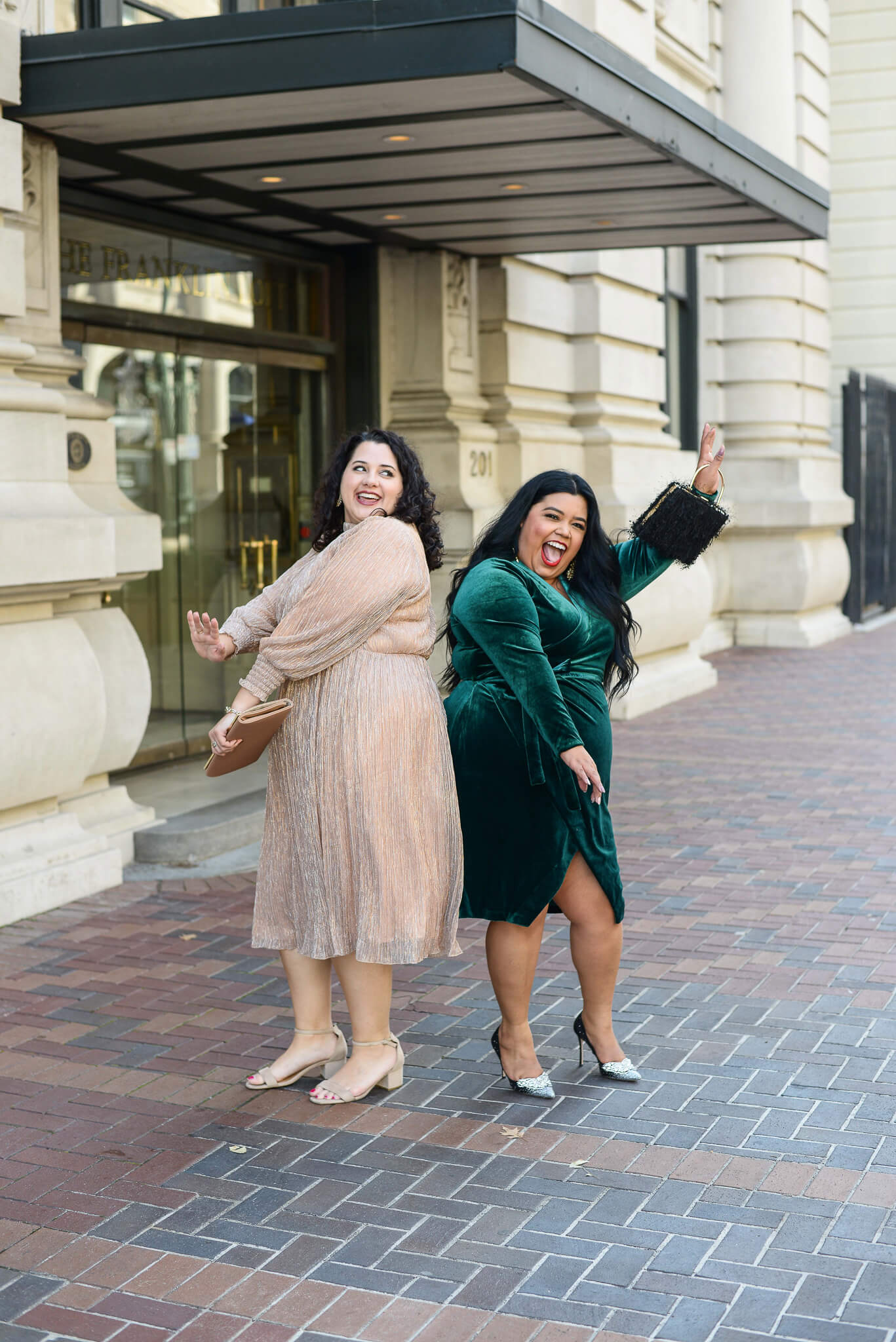 Bring on the champagne (plus size dress) for New Year's Eve