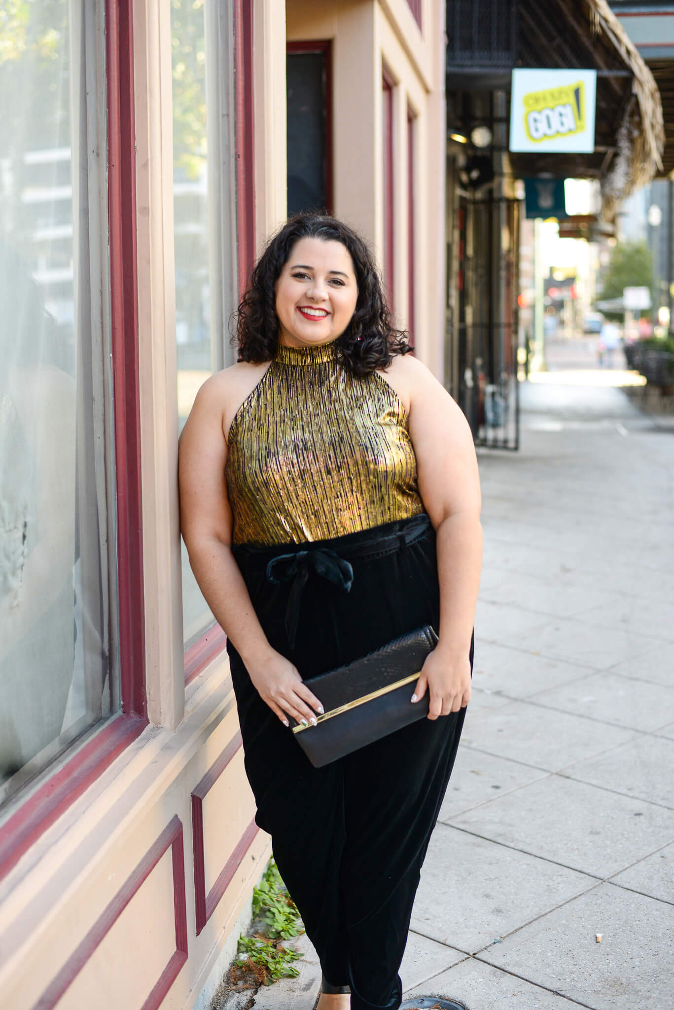 The perfect plus size New Years Eve party outfit