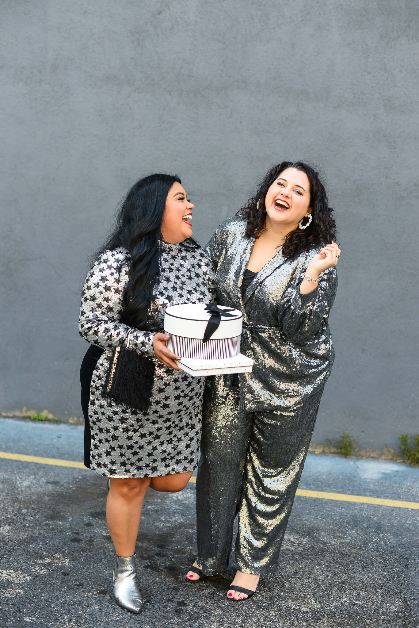Laughing into the New Year with the perfect plus size outfit