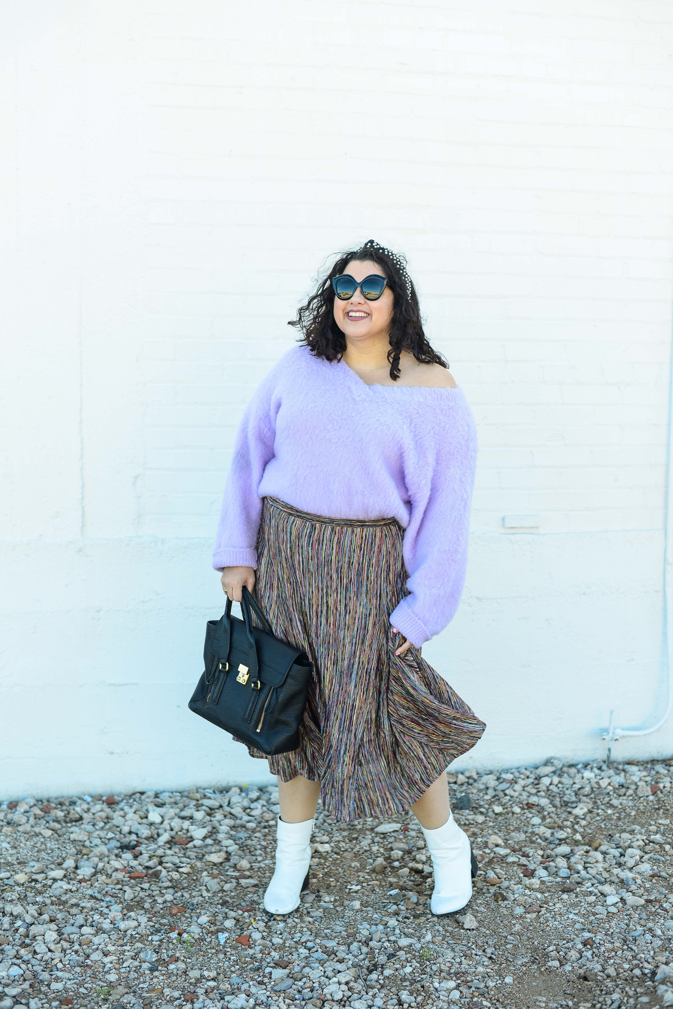 Colorful plus size skirt 