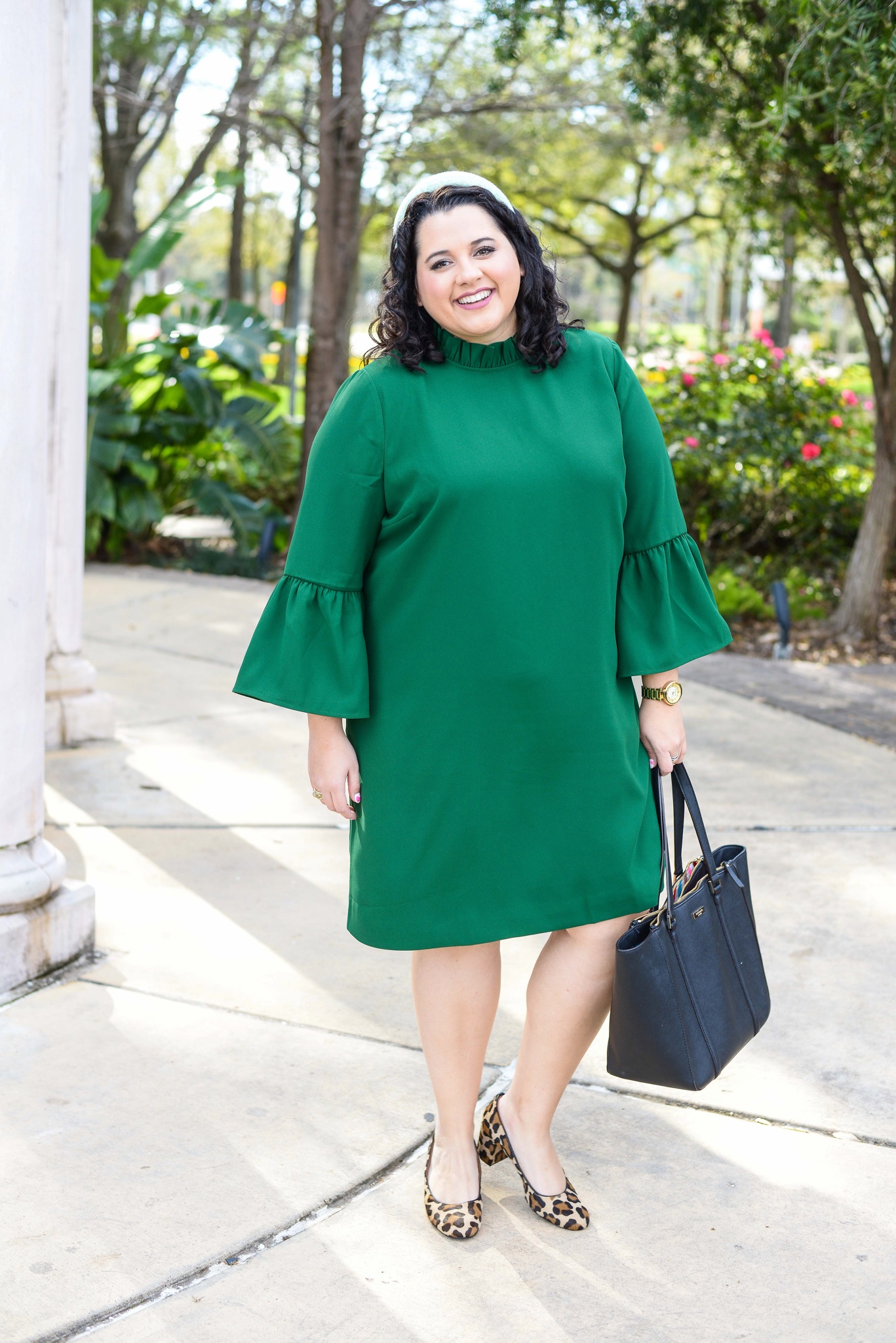 What to wear to the office for St. Patrick's Day as a plus size woman. 
