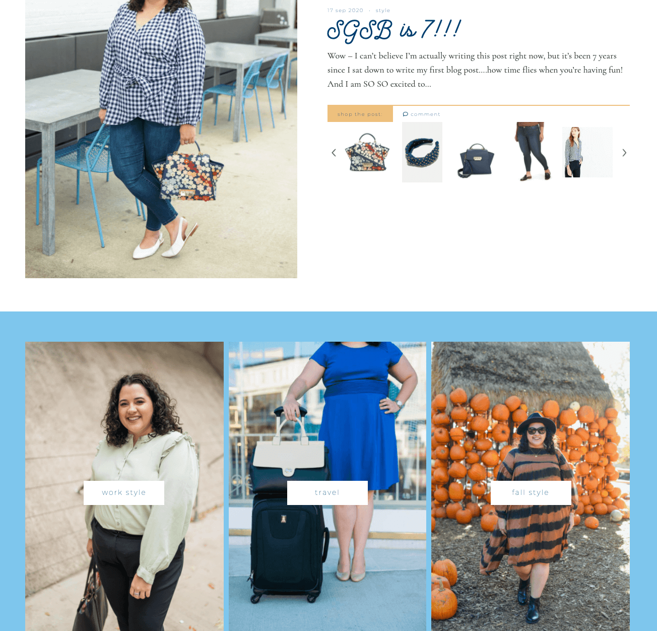 Something Gold, Something Blue the premier destination for plus size style and travel