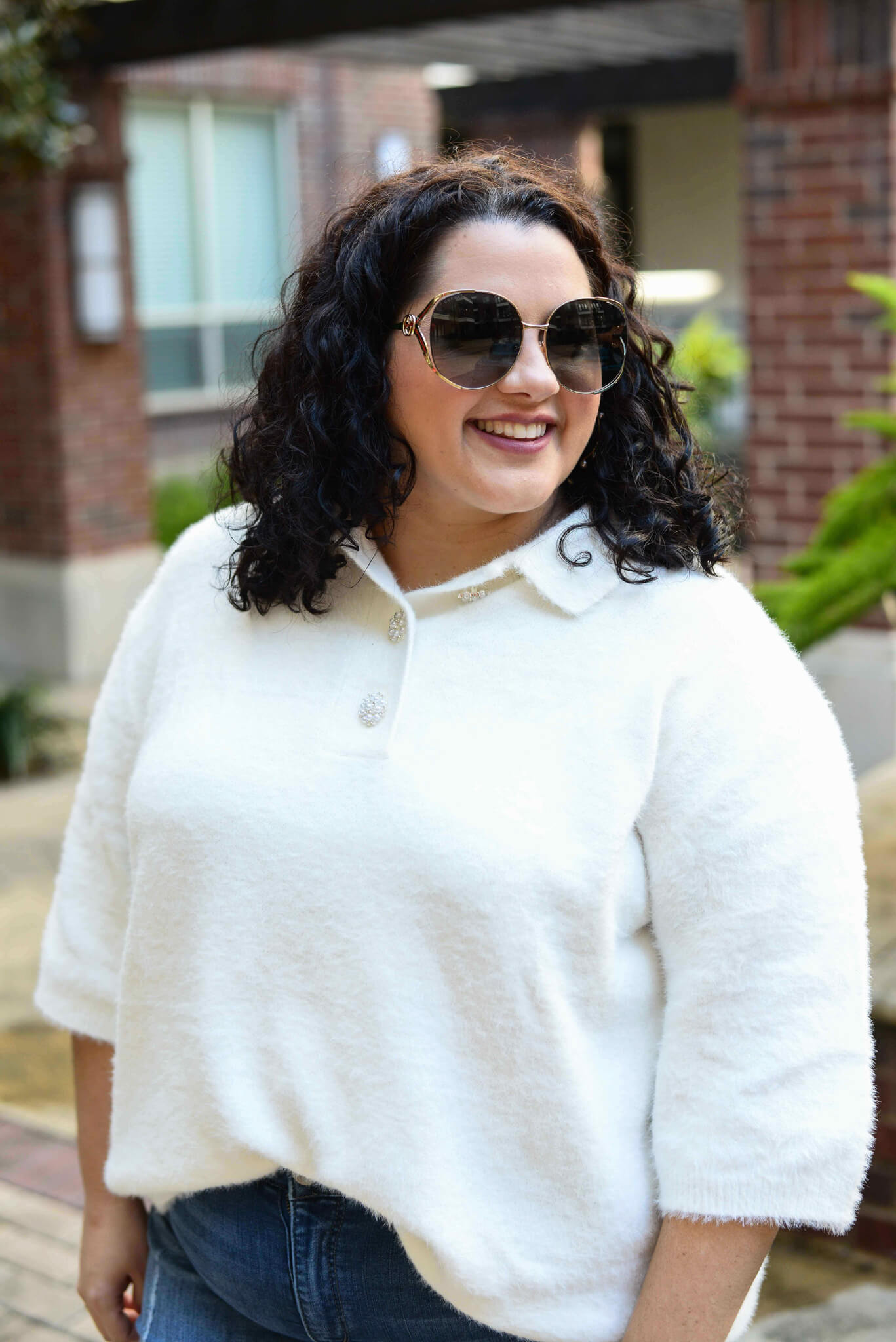 Plus size Thanksgiving dinner outfit